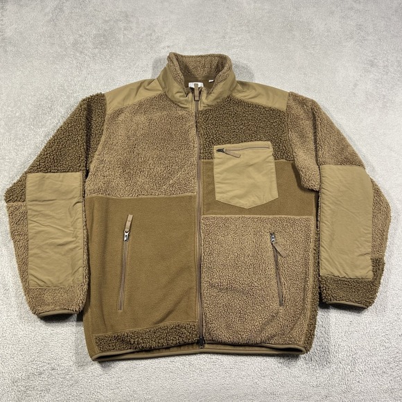 Uniqlo Other - Engineered Garments Uniqlo Jacket Mens Large Fleece Combination Sherpa Patchwork